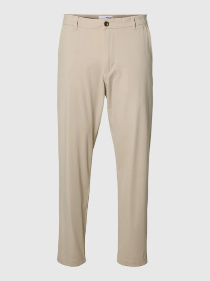 Calças Slim-Fit Selected Beges Selected