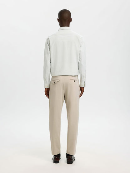 Calças Slim-Fit Selected Beges Selected