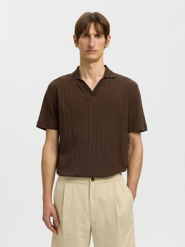 Polo Castanho Selected SS26