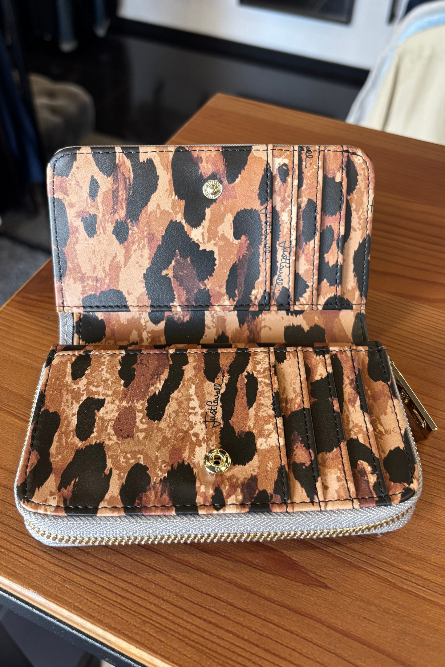 Carteira Cinza Just Cavalli FW25