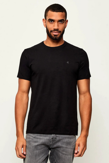 T-shirt Preta Calvin Klein FW25 Calvin Klein