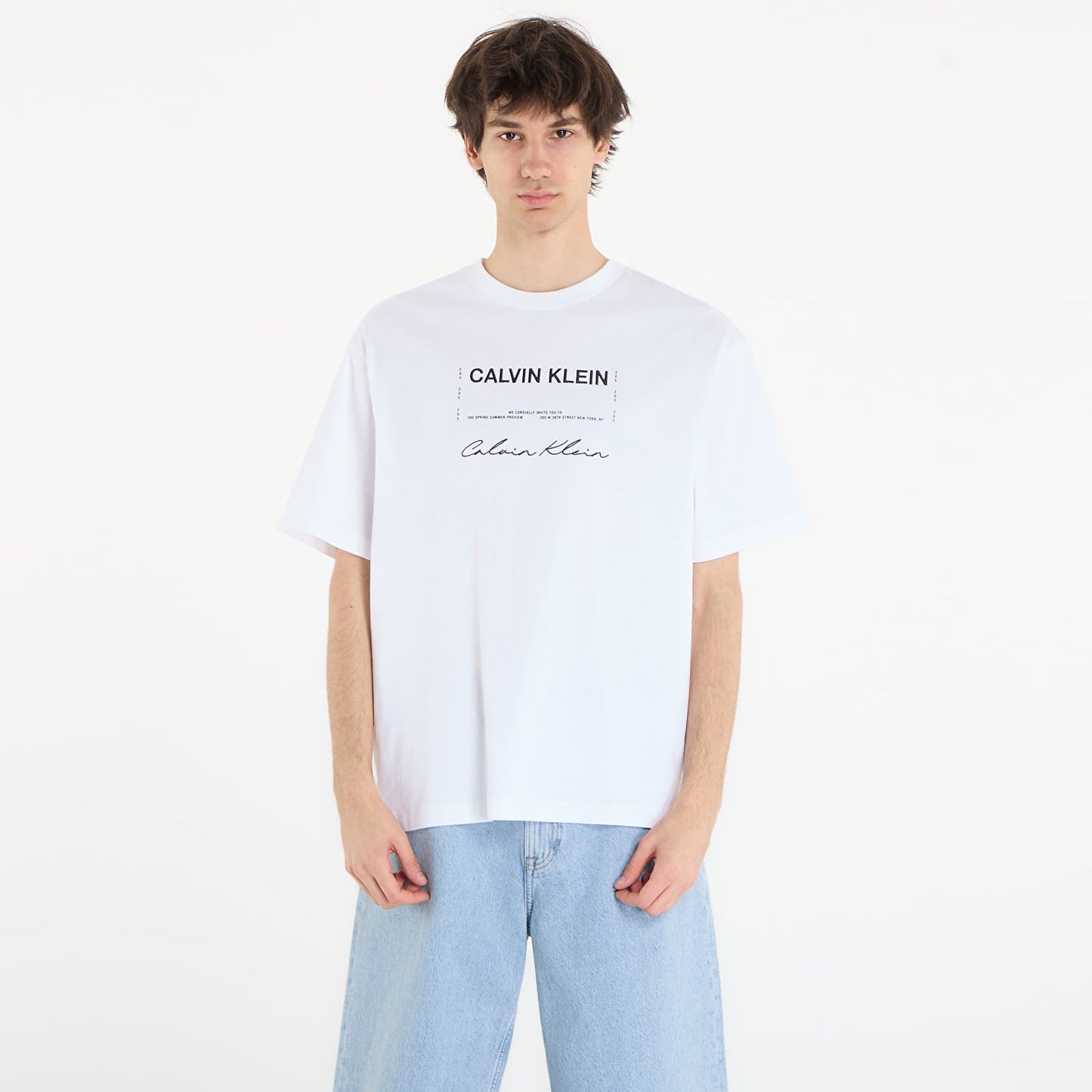 T-shirt Branca Calvin Klein SS26