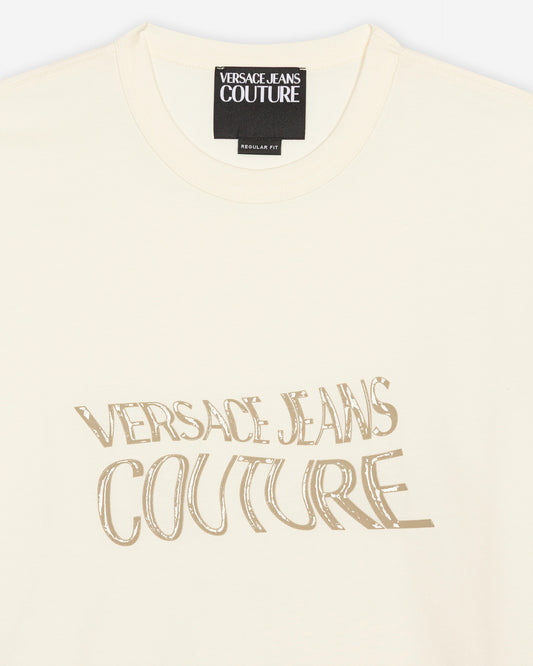 T-shirt Bege Versace Jeans Couture SS26 - sem foto