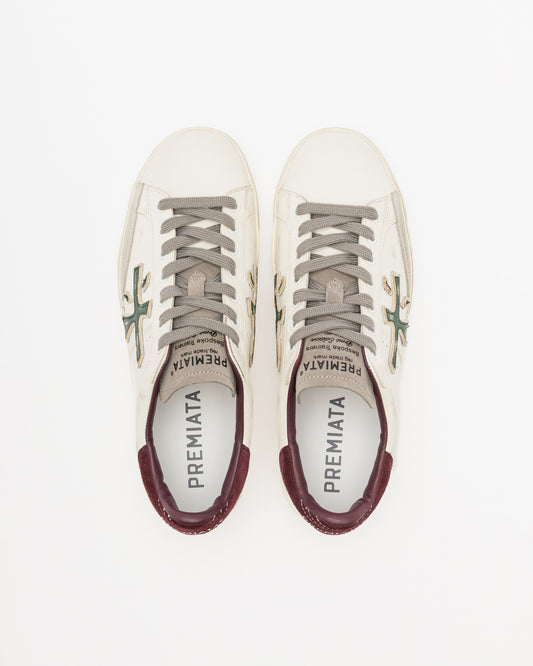 Sapatilhas Off White e Bordeaux Premiata