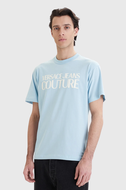 T-shirt Azul Claro Versace Jeans Couture