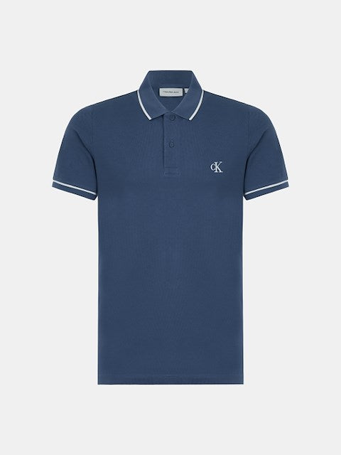 Polo Calvin Klein Azul Marinho SS25