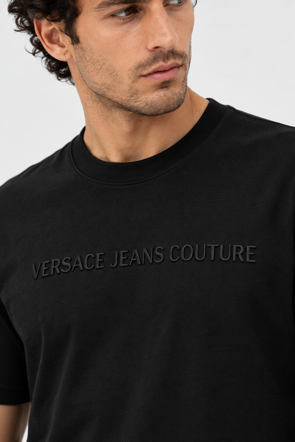 T-shirt Versace Jeans Couture Preta Versace Jeans Couture