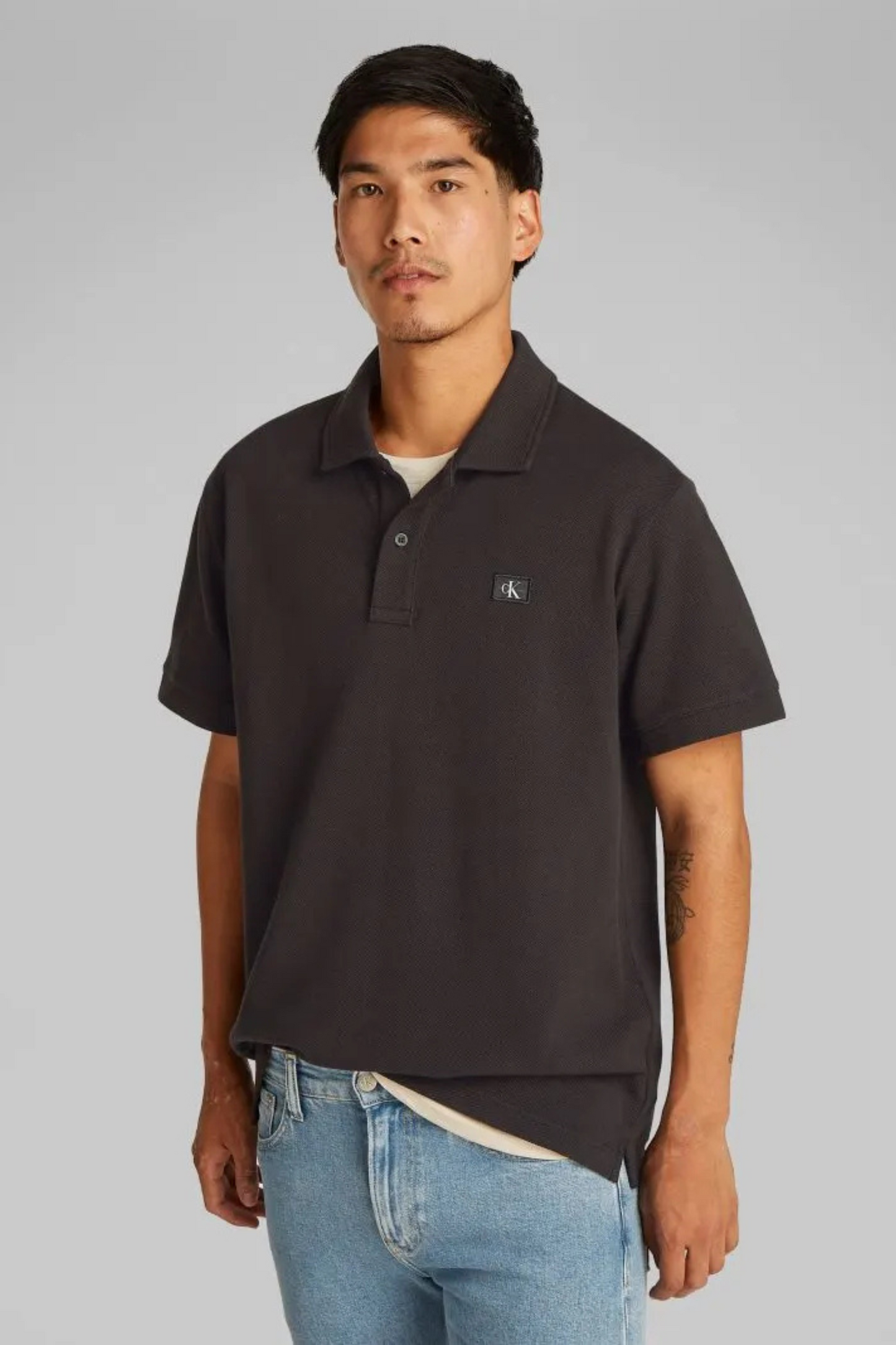 Polo Preto Calvin Klein SS25