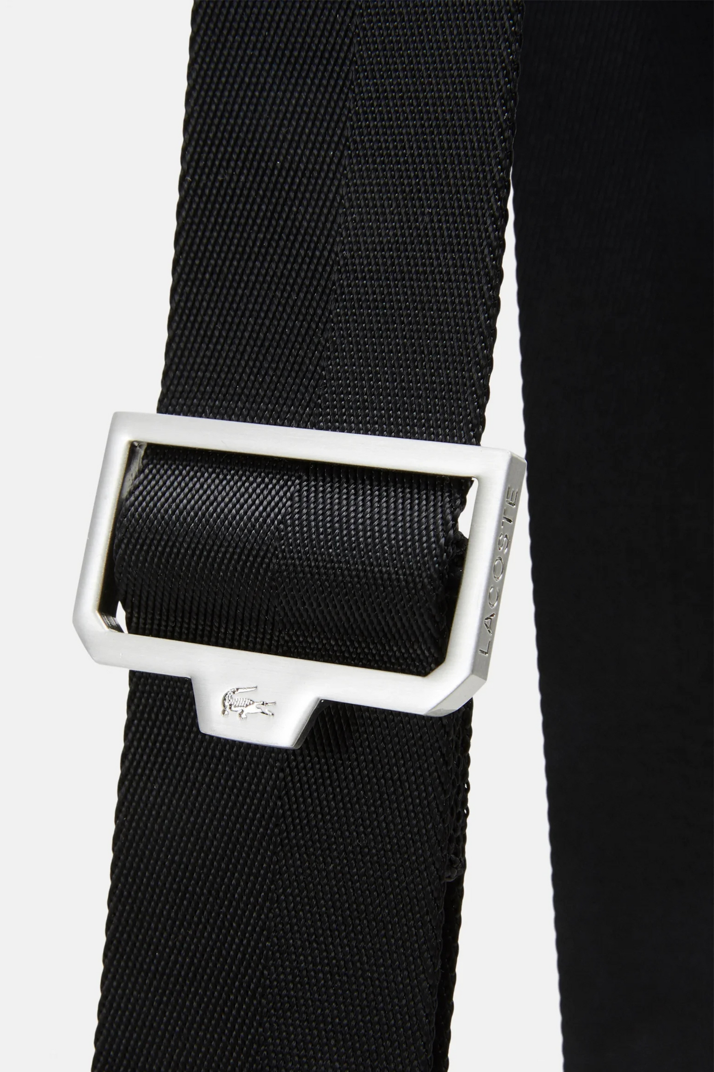 Bolsa Tiracolo Lacoste Preta e Cinza SS25