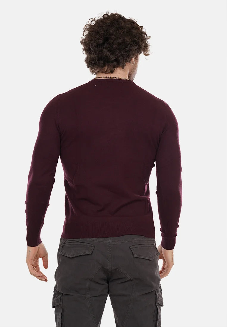 Camisola de Malha Bordô Gianni Lupo FW25