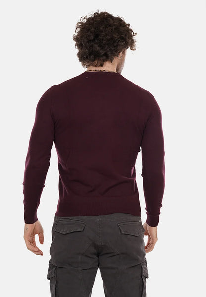 Camisola de Malha Bordô Gianni Lupo FW25 Gianni Lupo
