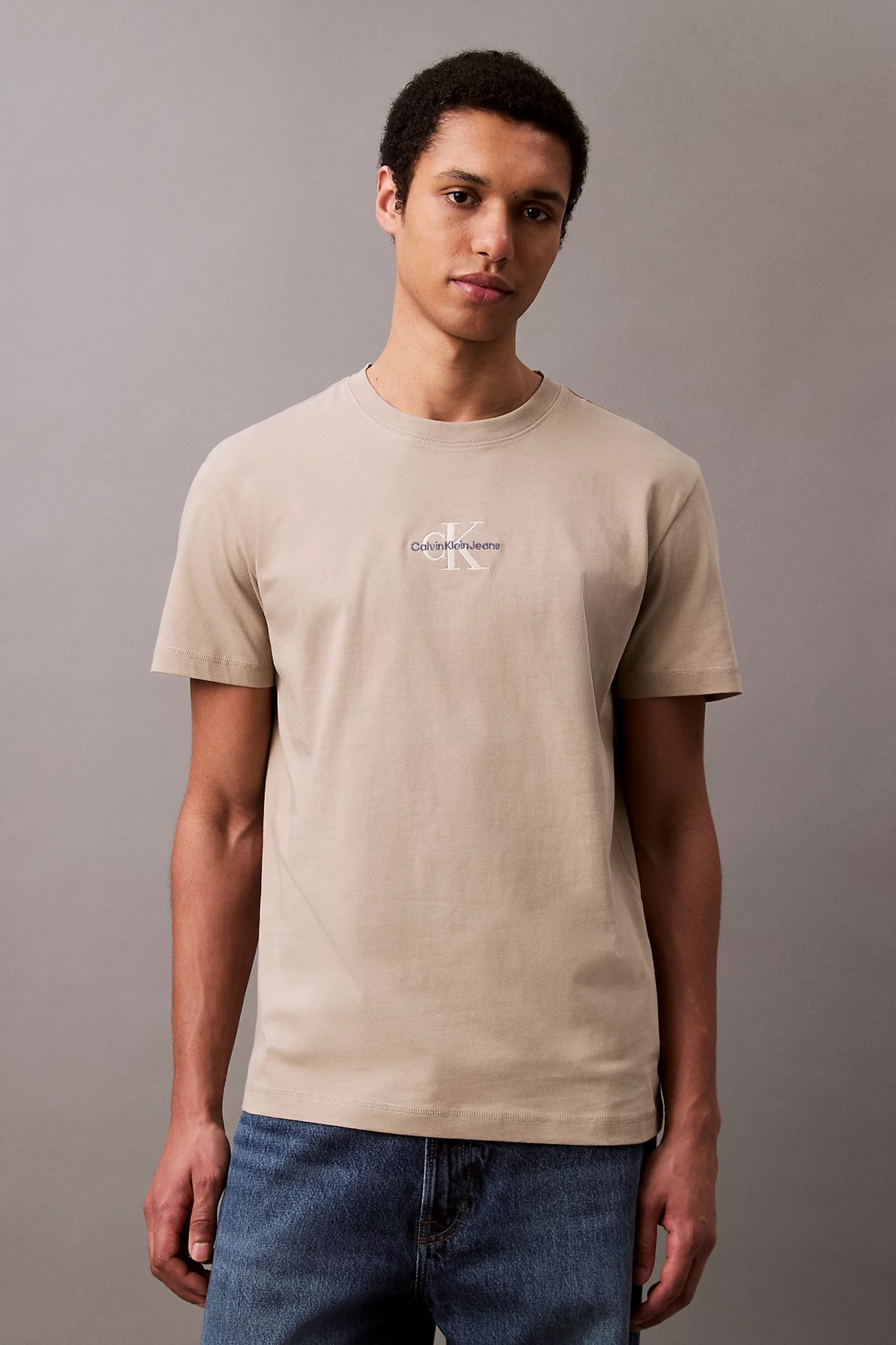 T-shirt Bege Calvin Klein SS25