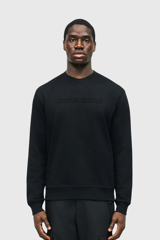 Sweatshirt Preta Versace Jeans Couture SS26
