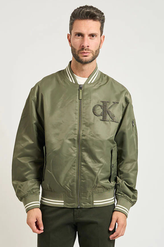 Casaco Bomber Verde Escuro Calvin Klein FW25