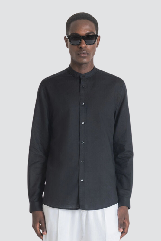 Camisa Linho Antony Morato Preta SS24