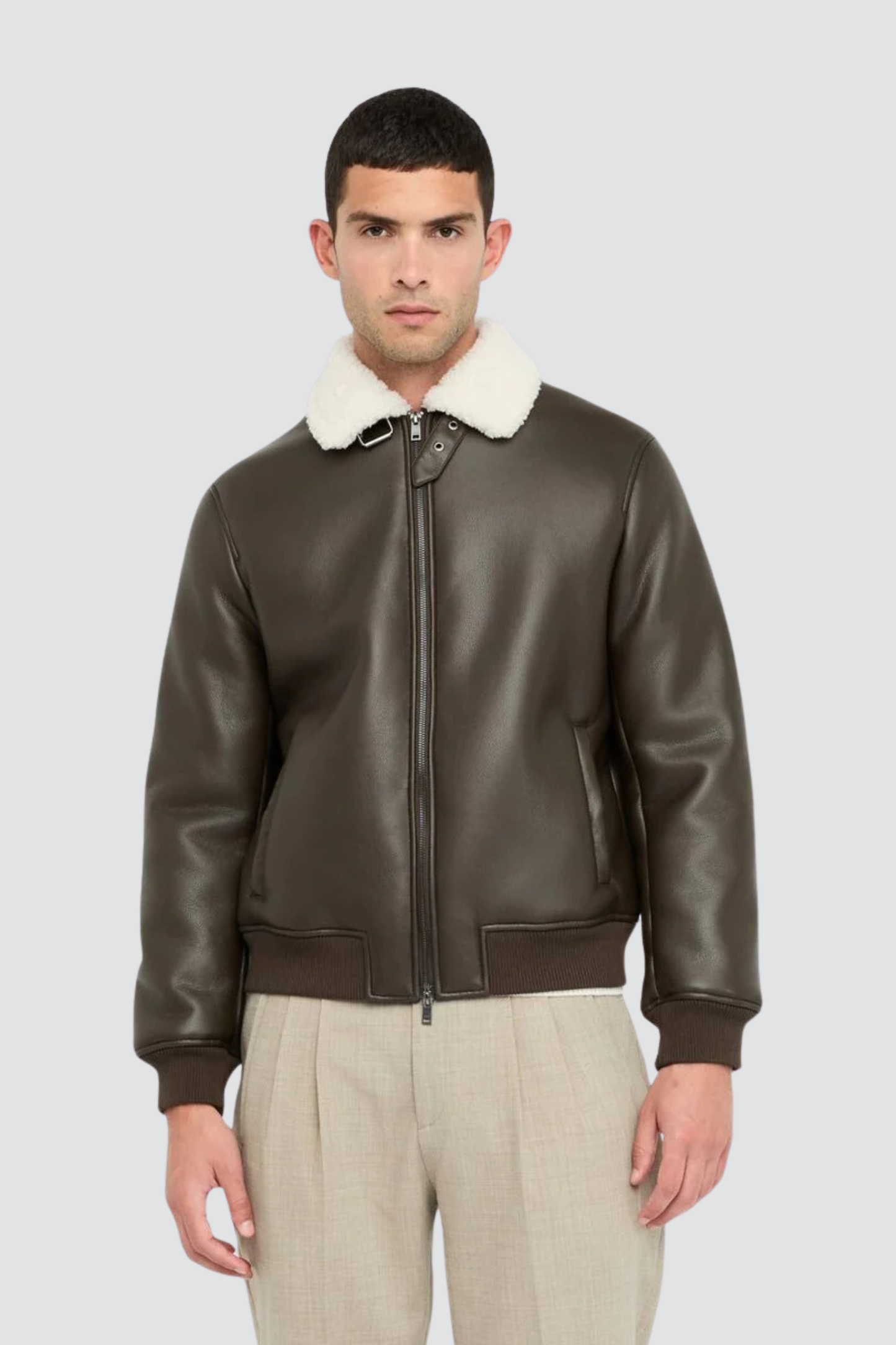 Casaco Biker Castanho Liu Jo SS26