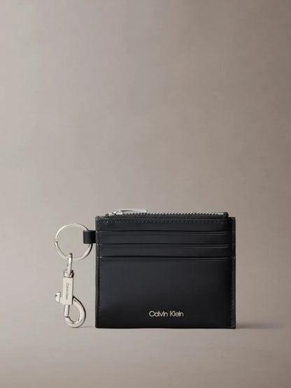 Porta-cartões em Pele Calvin Klein Preto Calvin Klein
