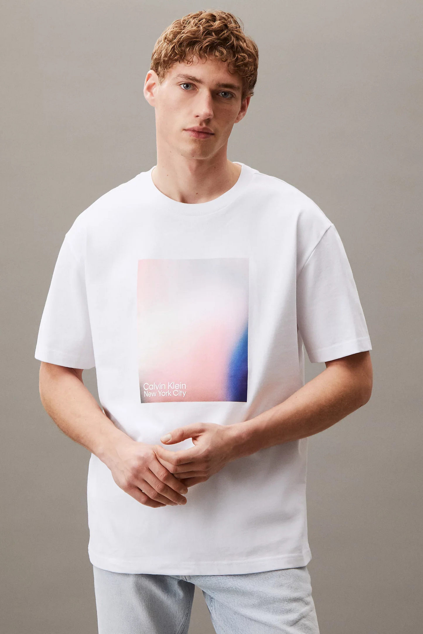 T-shirt Branca Calvin Klein SS25