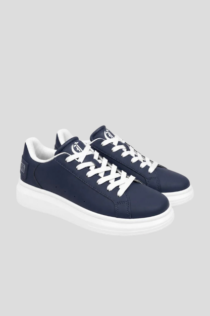 Sapatilha Azul com Logo Just Cavalli