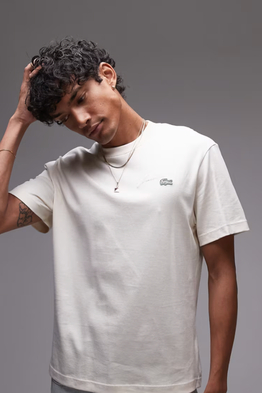 T-Shirt Bege Lacoste FW25
