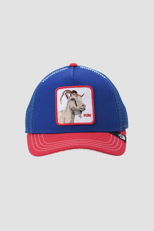 Chapéu Goat Azul e Vermelho Goorin Bros FW25