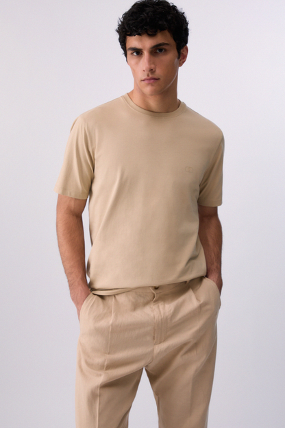 T-shirt Básica Bege LIU JO