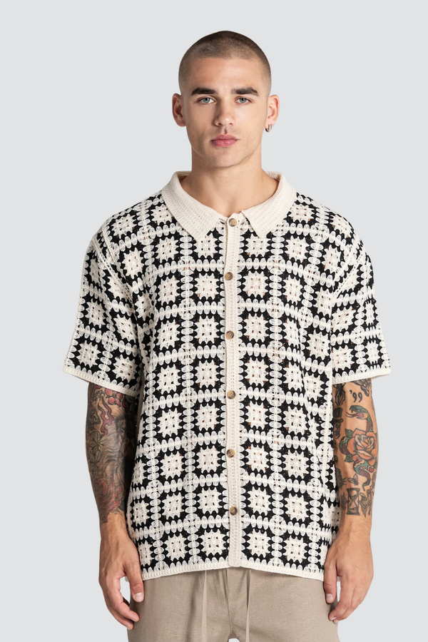 Camisa Bege Gianni Kavanagh SS26