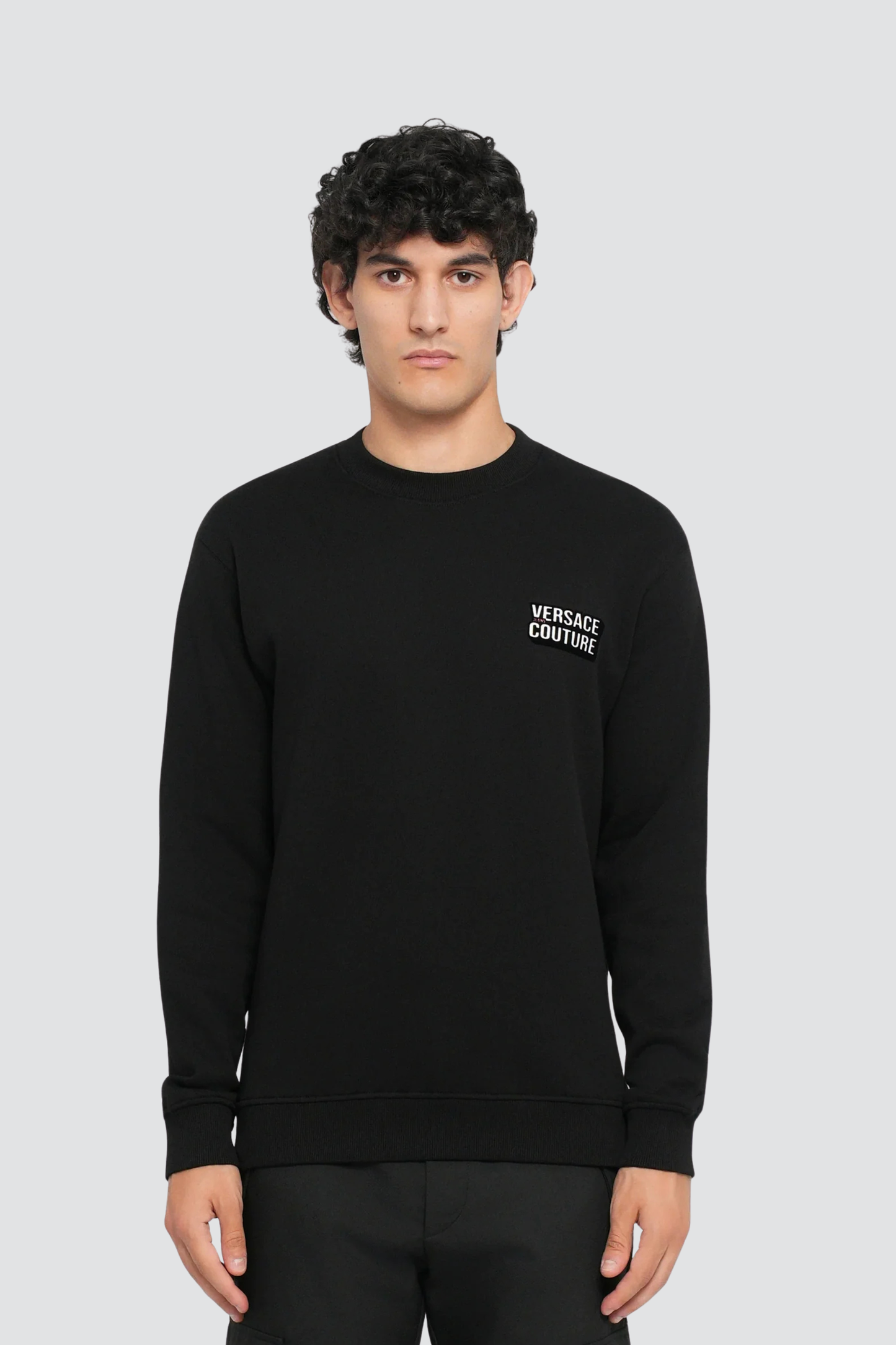Camisola Preta Versace Jeans Couture FW25