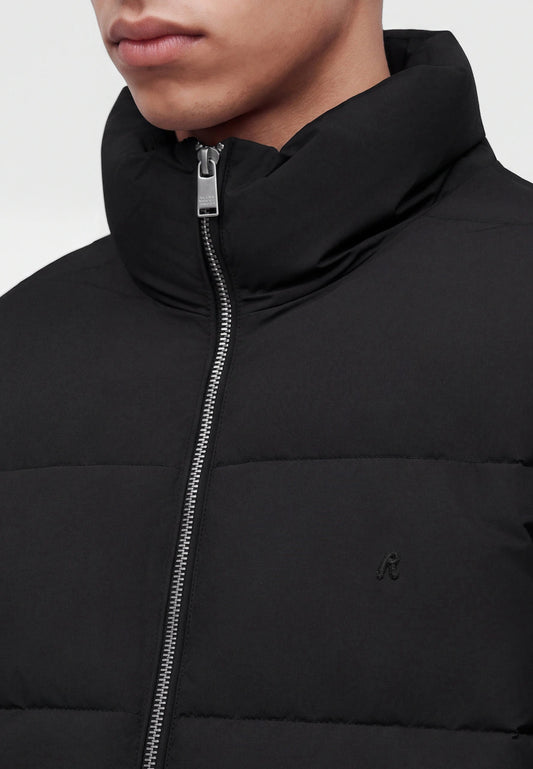 Blusão Acolchoado Replay Preto Puffer Replay
