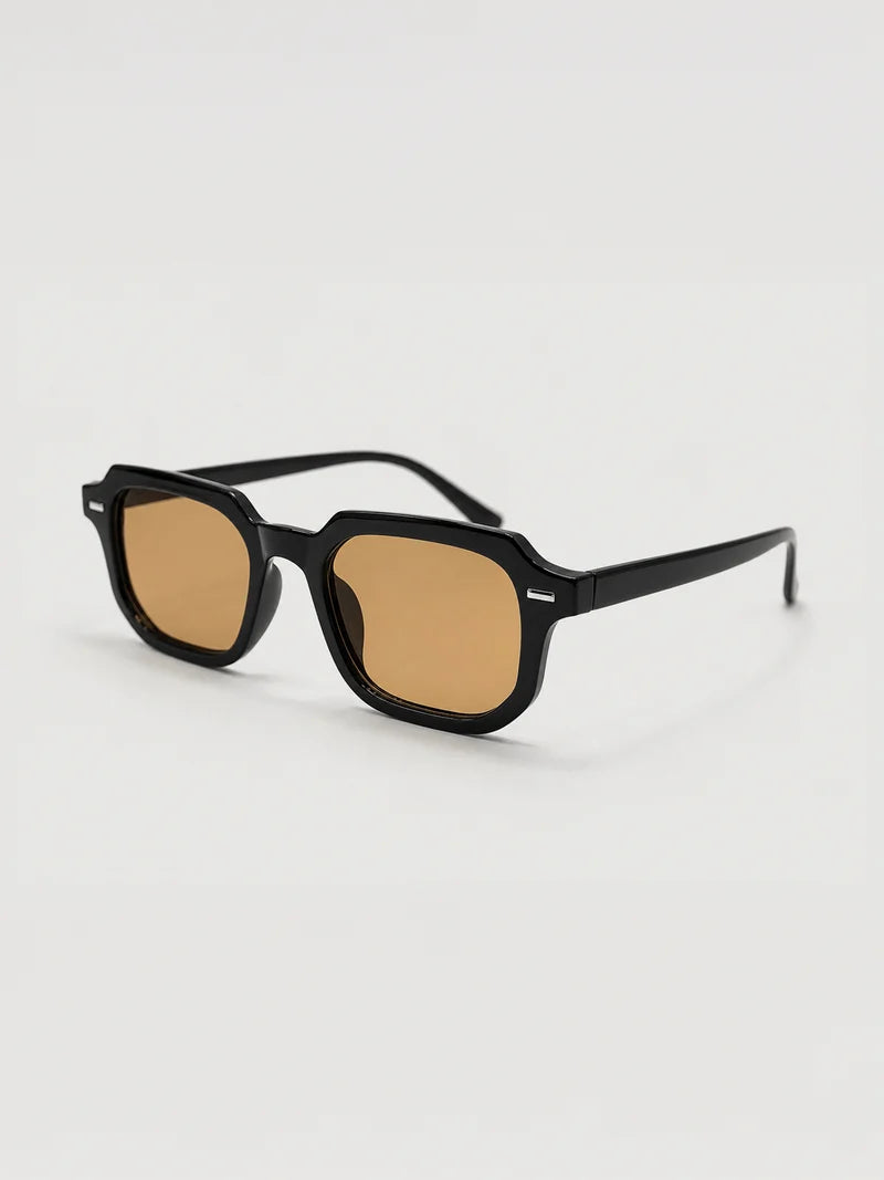 Óculos de Sol Lior Gianni Kavanagh Pretos com Lentes Castanhas Gianni Kavanagh