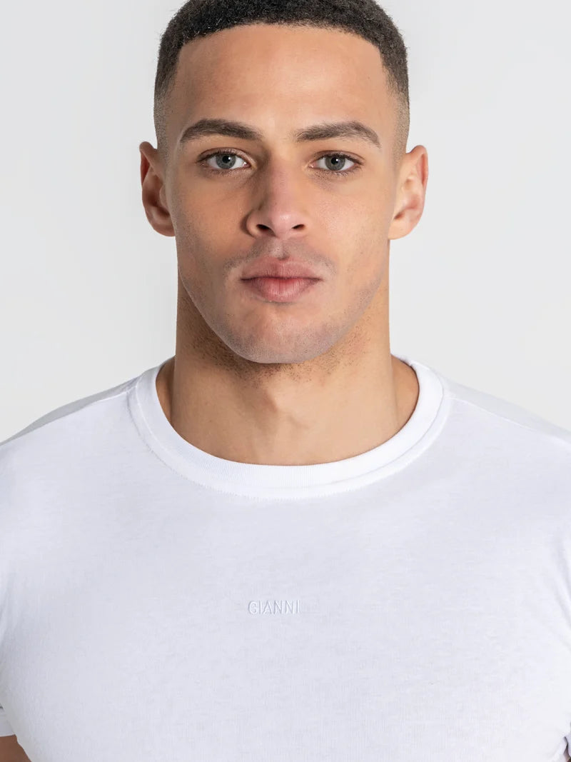 T-shirt Básica com Logo Gianni Kavanagh Branca Gianni Kavanagh