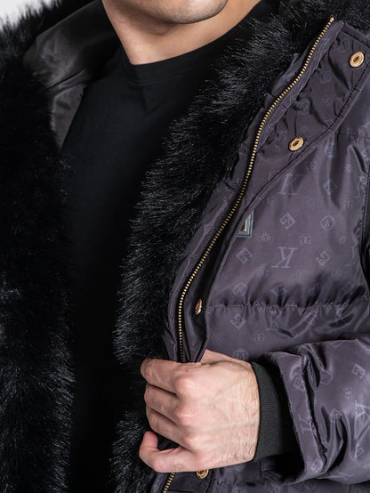 Casaco Preto Comprido Gianni Kavanagh FW25 Gianni Kavanagh