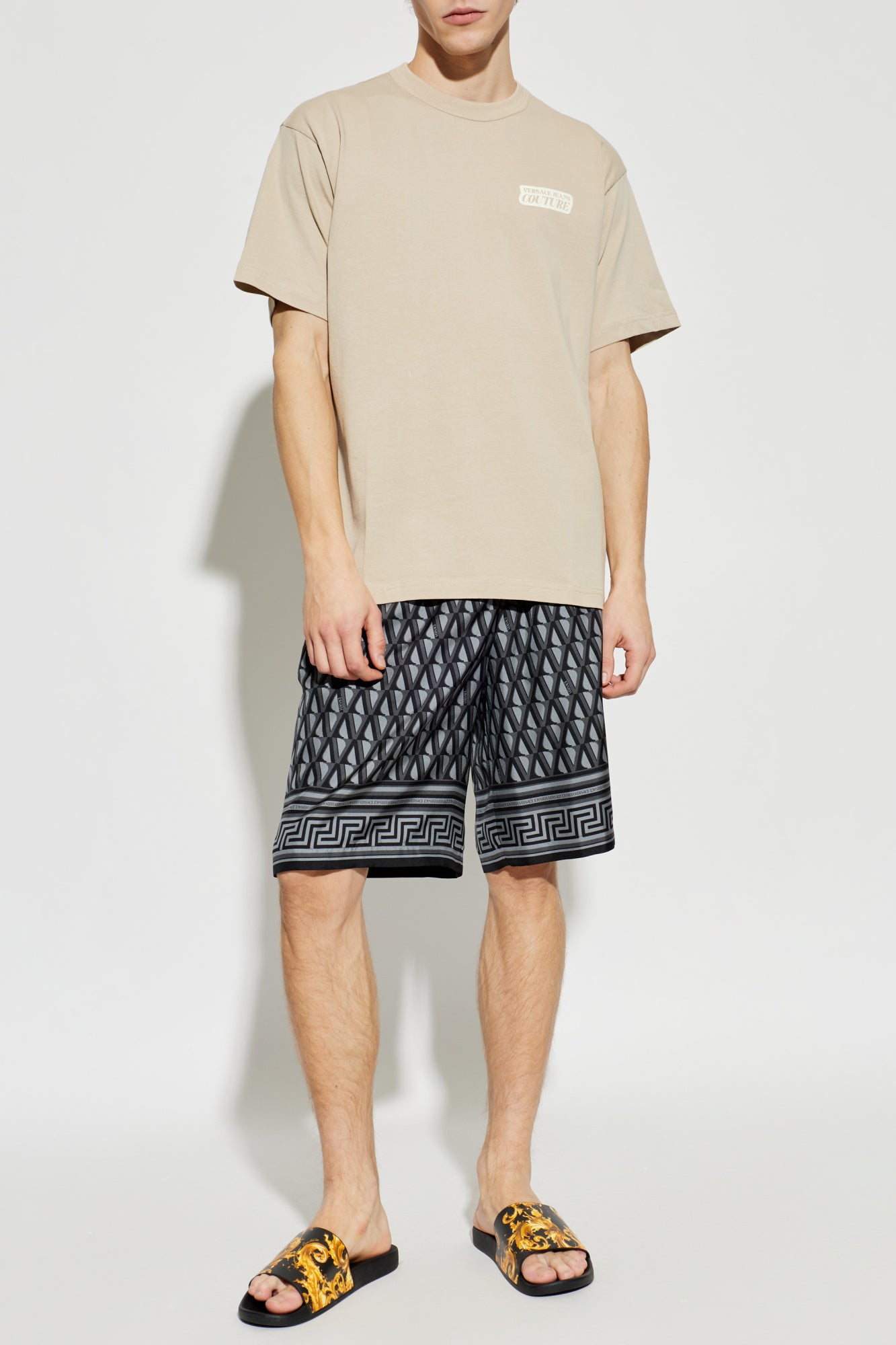 T-shirt Bege Versace Jeans Couture SS26
