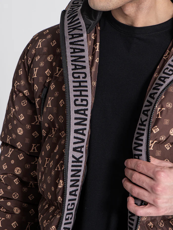 Casaco Castanho Comprido Gianni Kavanagh FW25