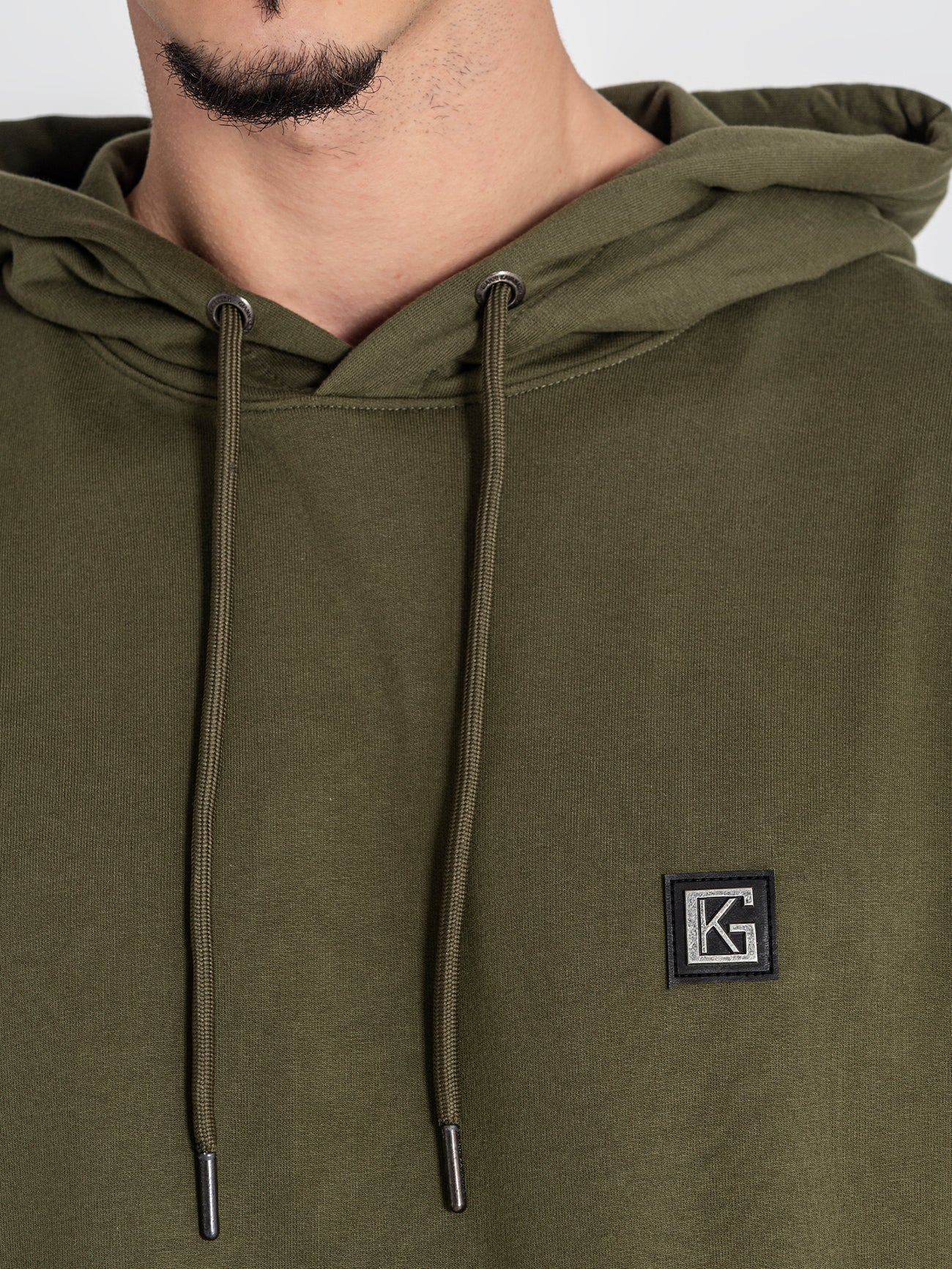 Hoodie Gianni Kavanagh Verde GKM007074 FW24