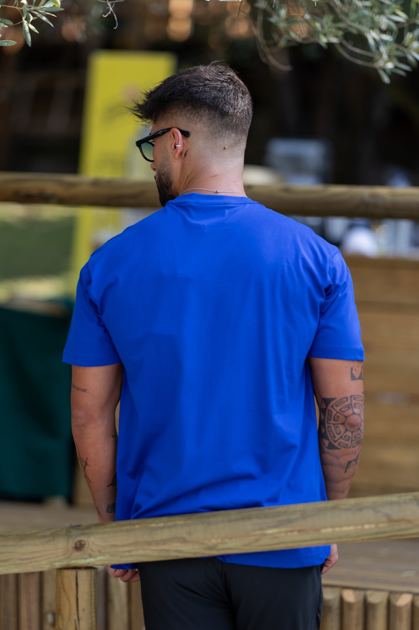 T-shirt Azul Versace Jeans Couture FW25 Versace Jeans Couture