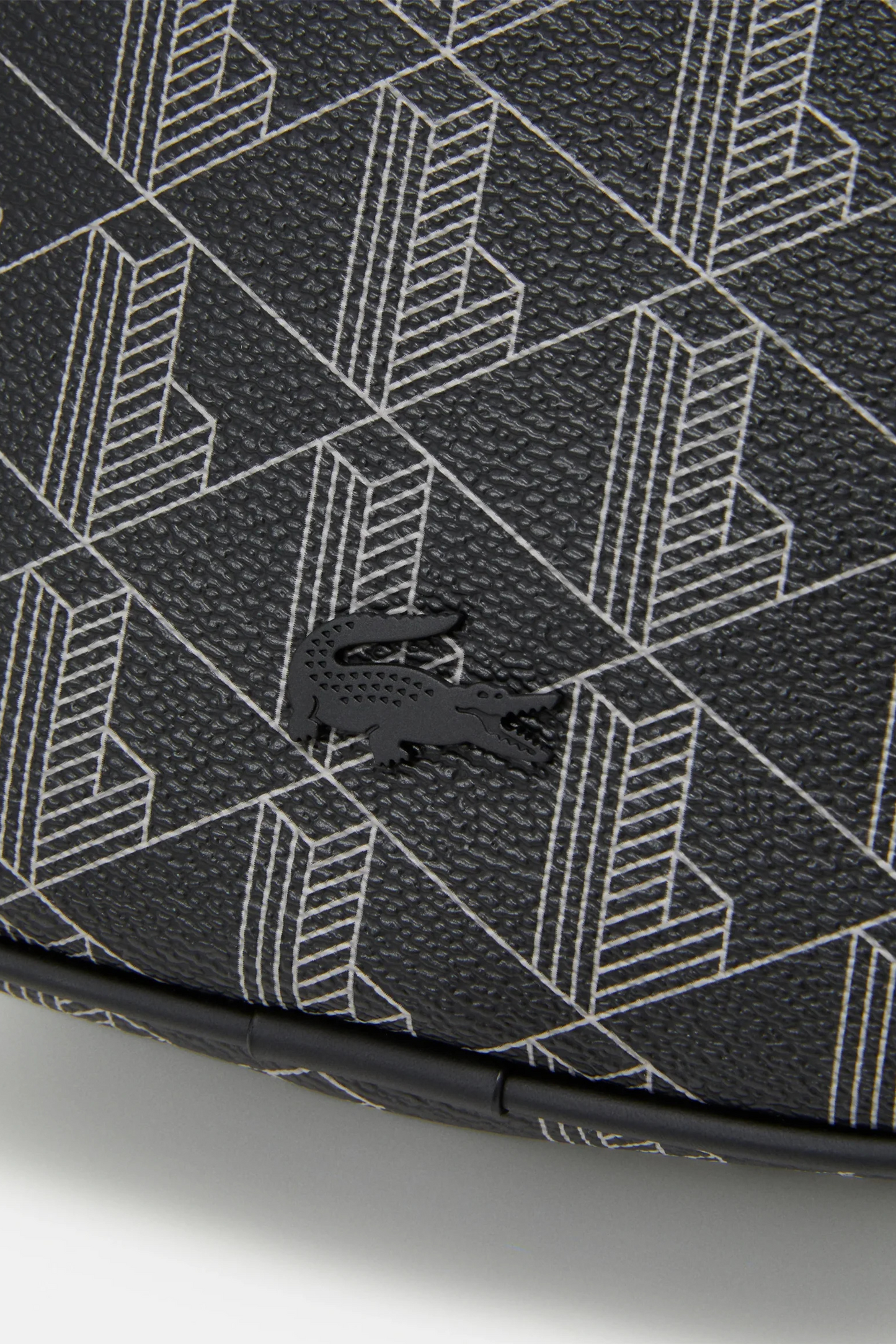 Bolsa Tiracolo Lacoste Preta e Cinza SS25