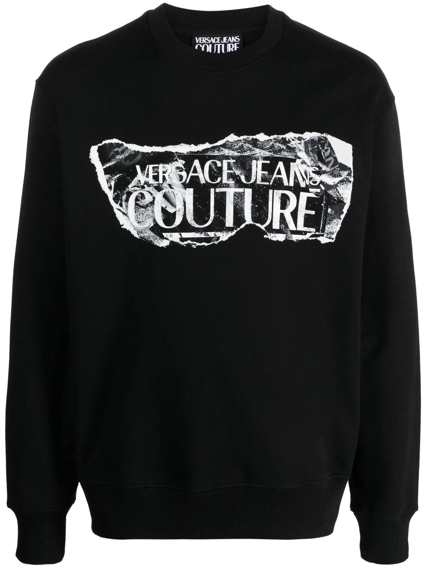 Sweatshirt Versace Jeans Couture Preta 76GAIE03 SS24