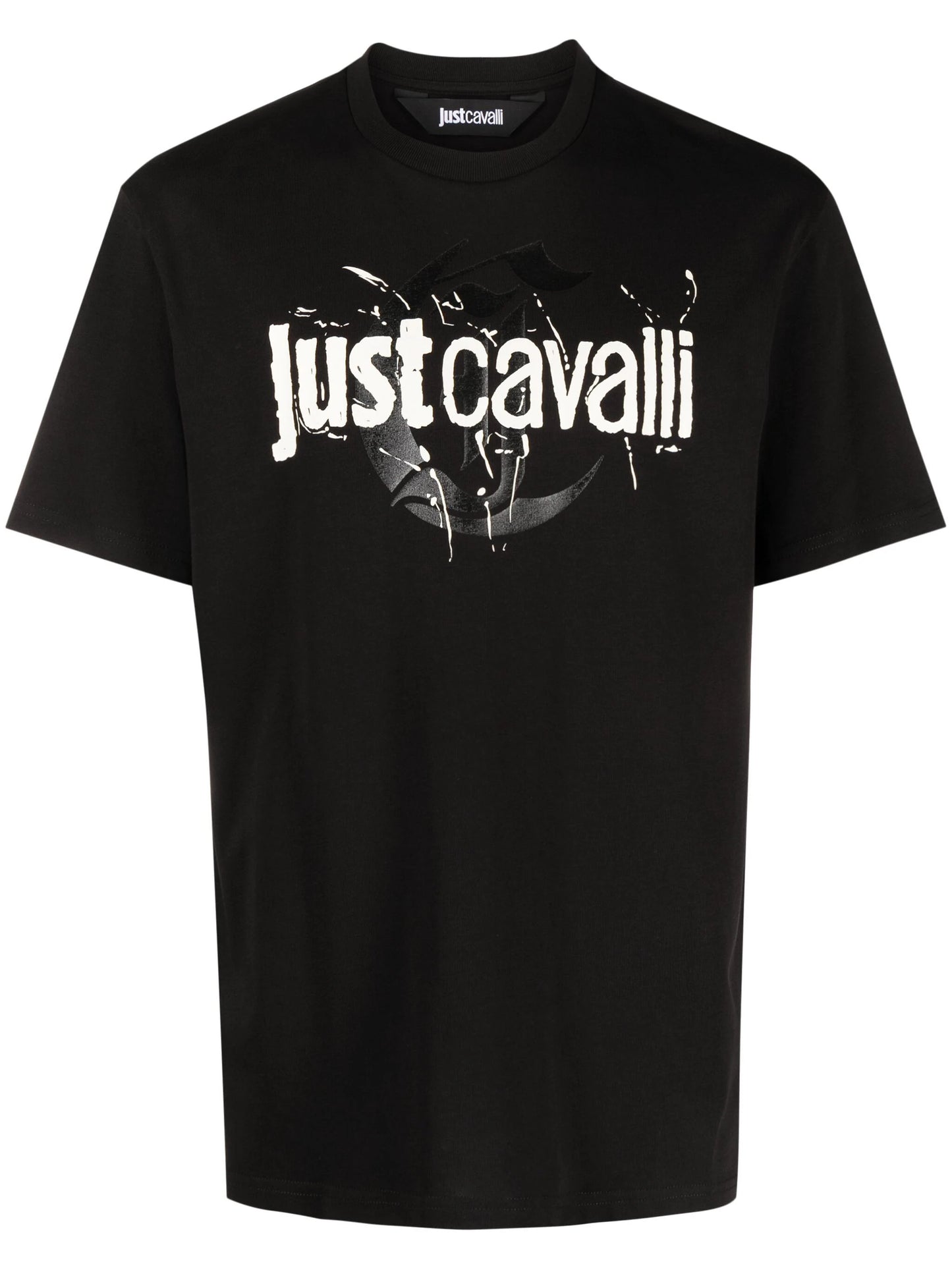 T-shirt Just Cavalli Preta 76OAHG11 SS24