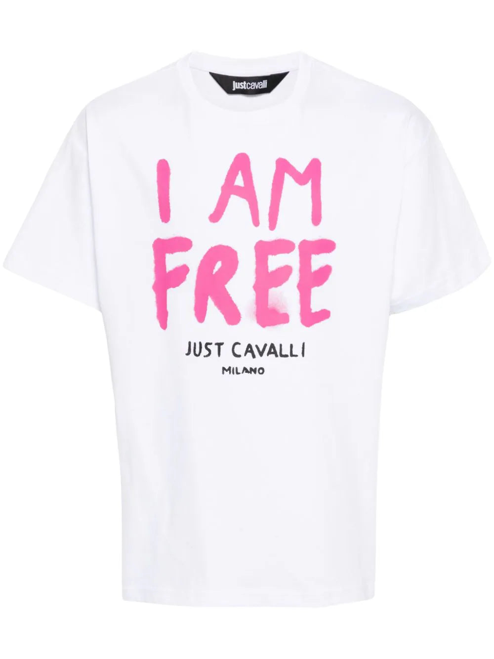 T-shirt Just Cavalli Branca 76OAHC16 SS24