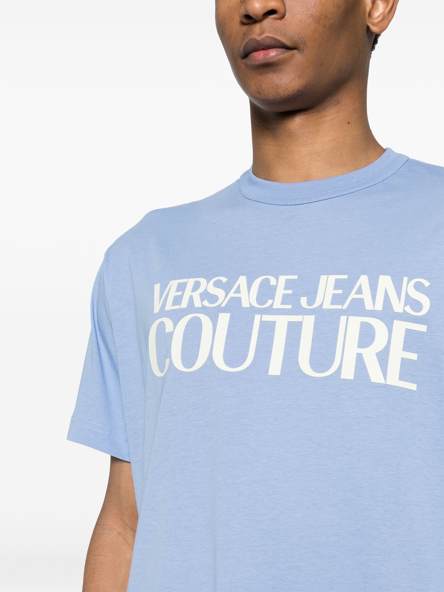 T-shirt Versace Jeans Couture Azul 76GAHG01 SS24