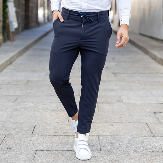 Calças Zolf Azul Marinho FW25