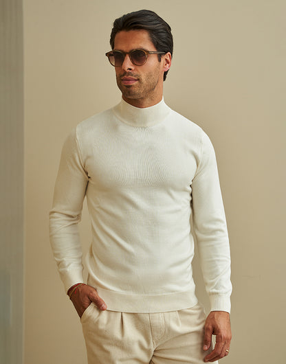 Camisola de Meia Gola Zolf Cru Zolf