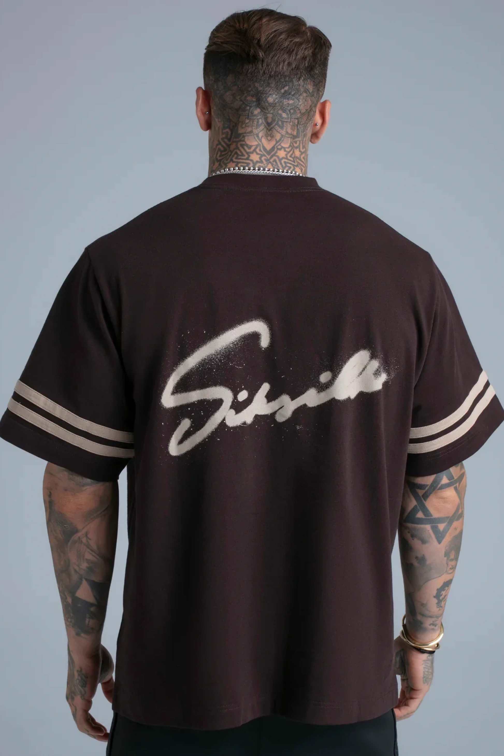 T-shirt Castanha Oversized SikSilk