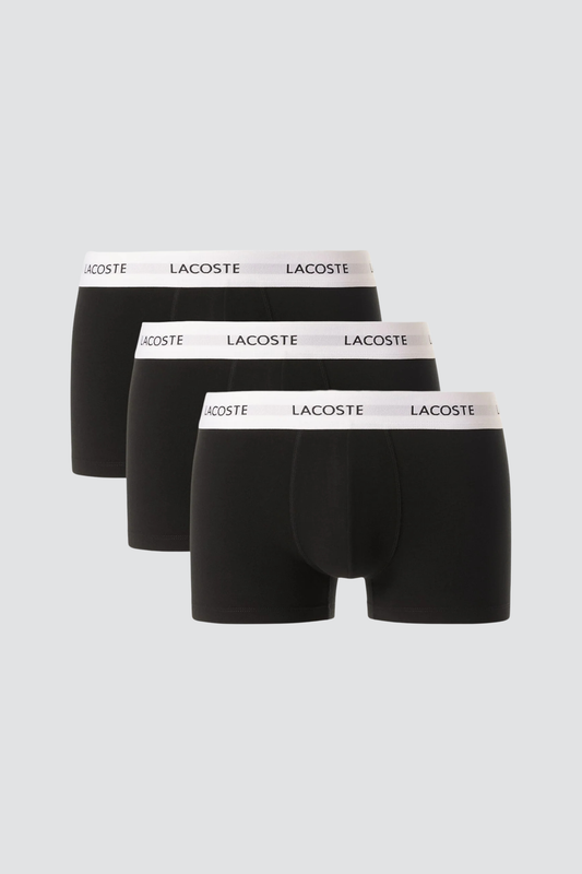 Boxers Pretos Lacoste Pack 3 FW-25