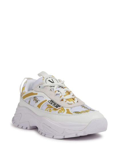 Sapatilhas Brancas Dourado Versace Jeans Couture Versace Jeans Couture W