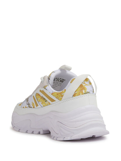 Sapatilhas Brancas Dourado Versace Jeans Couture Versace Jeans Couture W