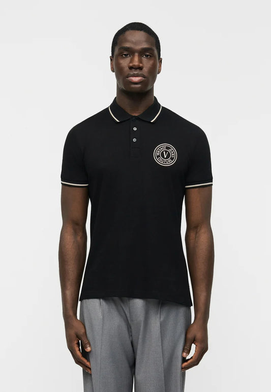 Polo Preto Versace Jeans Couture SS26