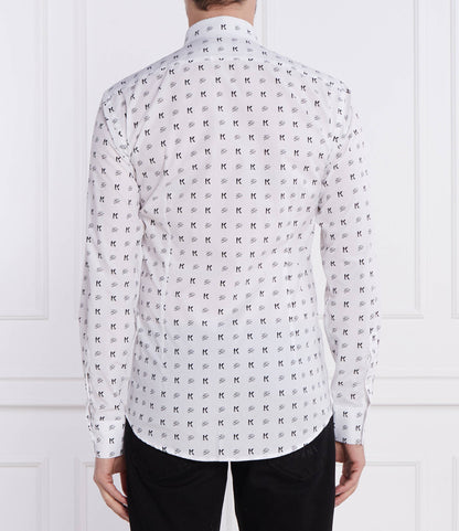 Camisa Karl Lagerfeld Branca e Preta Karl Lagerfeld