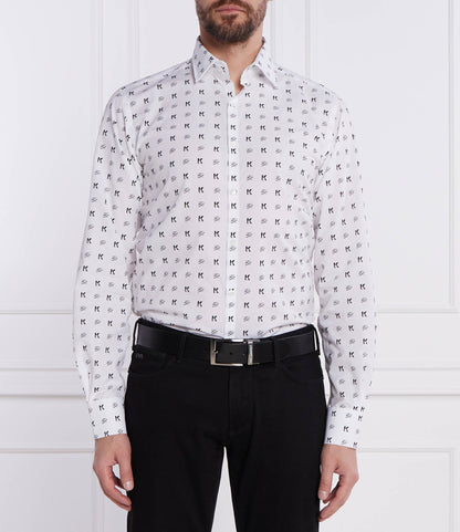 Camisa Karl Lagerfeld Branca e Preta Karl Lagerfeld